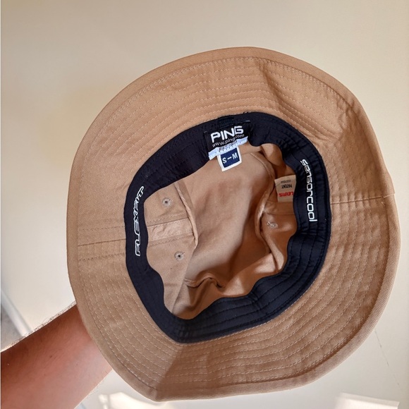 PING Golf Bucket Hat brown size S-M sensorcool - Picture 4 of 7